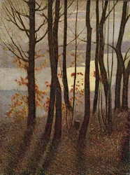 Morgen, aus dem Polyptychon Winter in den Bergen, ein pantheistisches Gedicht, 1894-97, überarbeitet 1911-17